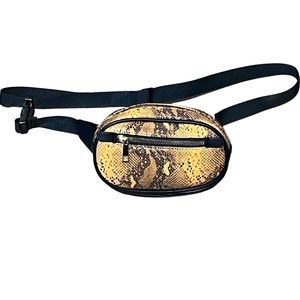 Orange Animal skin Fanny pack